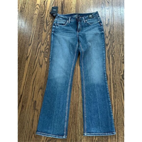 Silver Jeans Co. Women's Suki Mid Rise Curvy Fit 30/31 jeans Bootcut Jeans. - Picture 3 of 4